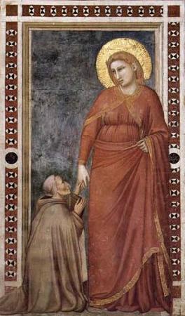 Mary Magdalene and Cardinal Pontano, GIOTTO di Bondone